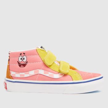 Vans pink spongebob sk8-mid v trainers junior Vans pink spongebob sk8-mid v trainers junior
