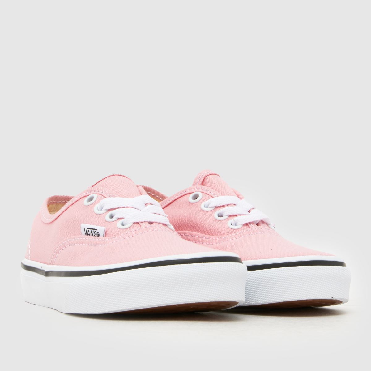 Vans Authentic Girls Junior in Pale Pink Vans Authentic 1