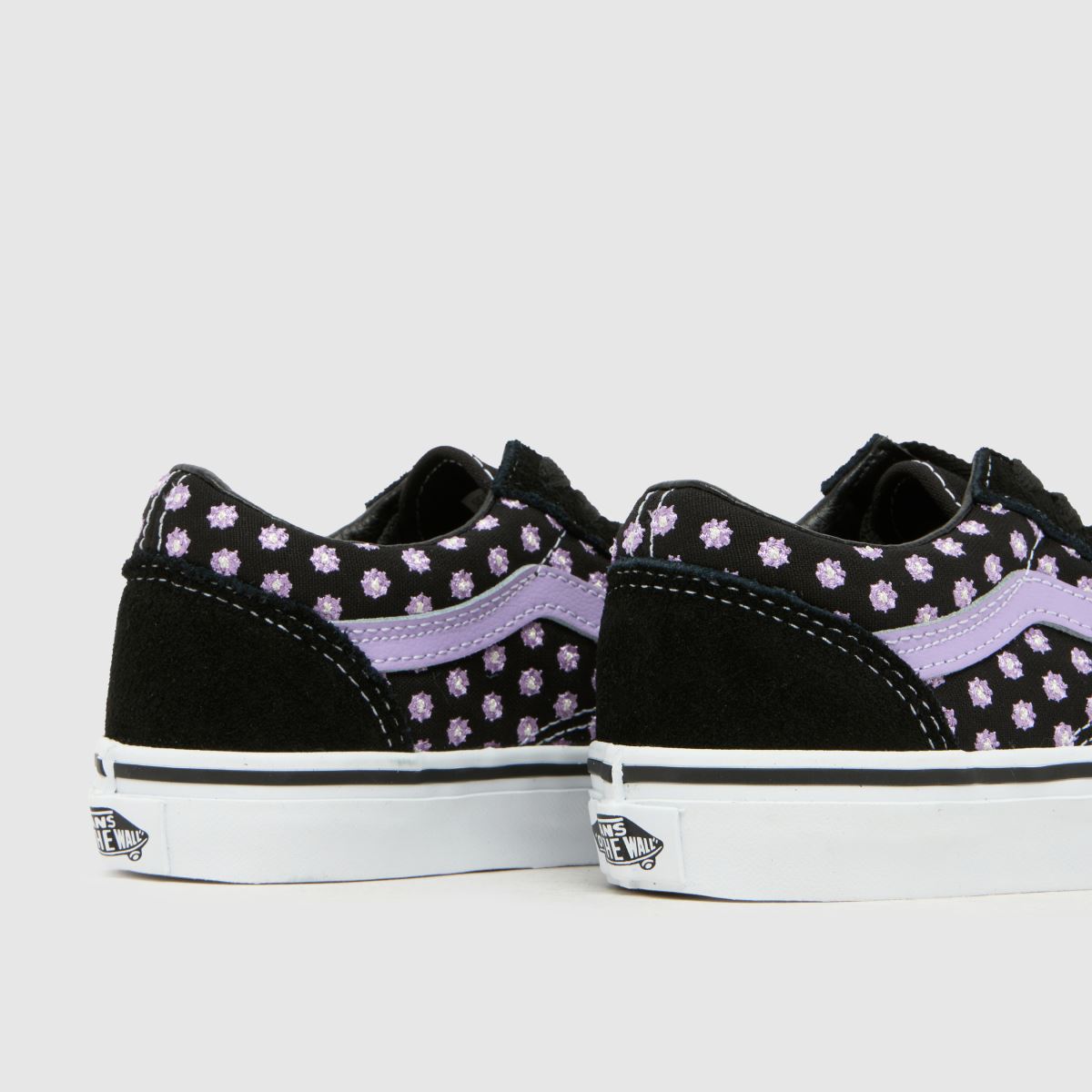 Vans Old Skool Girls Junior in Black & Purple Vans Old Skool 7