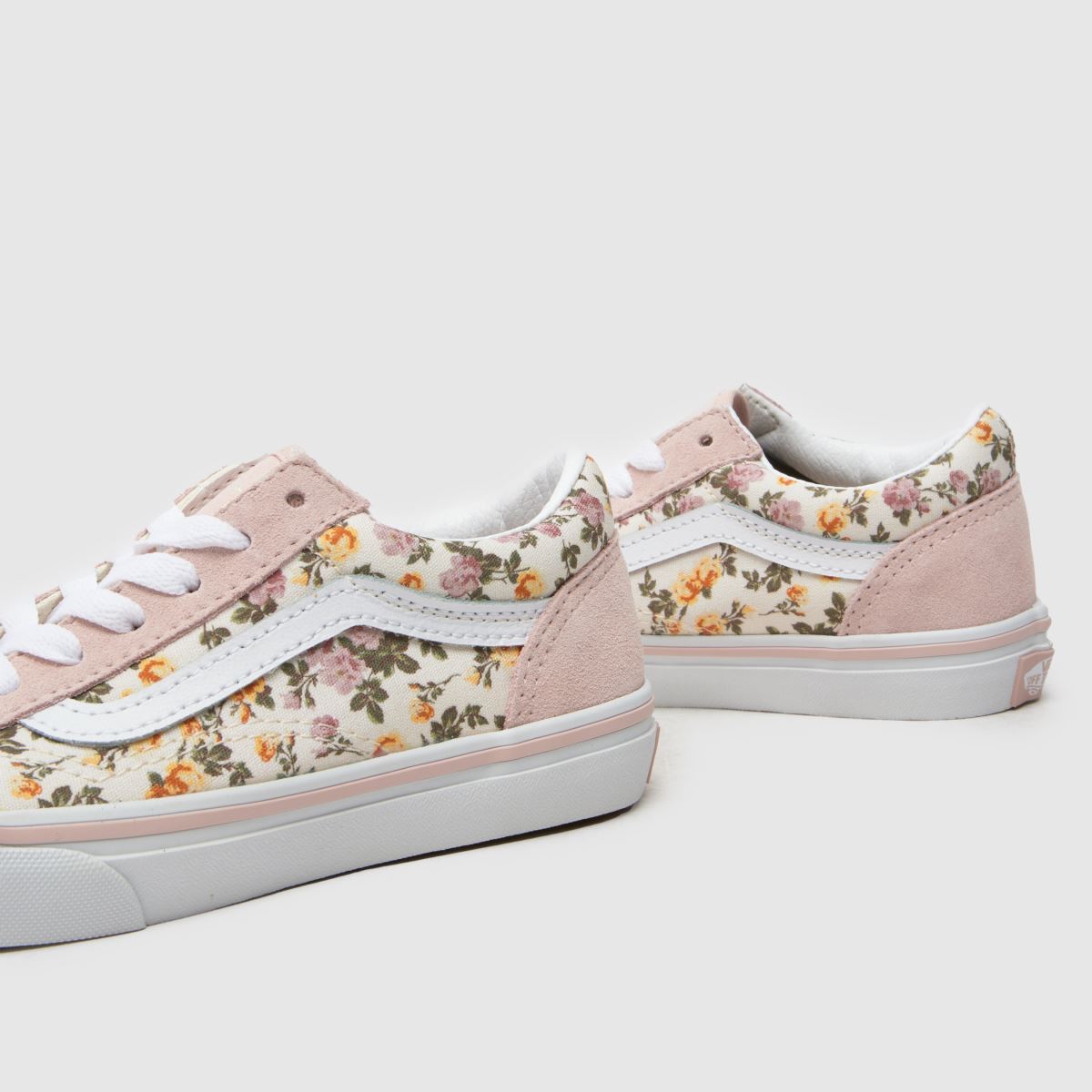 Vans Old Skool Girls Junior in Pink Multi Vans Old Skool 7