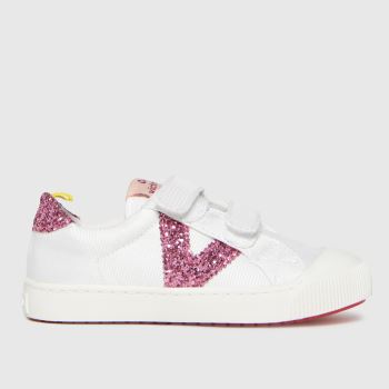 victoria white & pink huellas trainer 2v trainers junior victoria white & pink huellas trainer 2v trainers junior