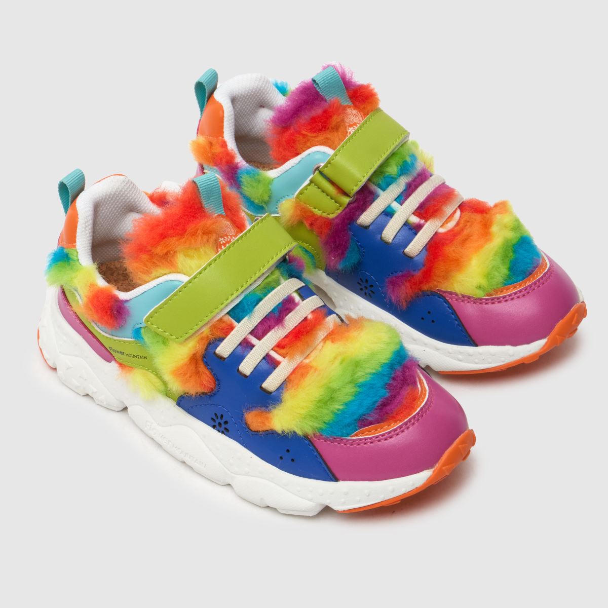 Flower Mountain Kids Yamano 3 High Trainers in Multicolour