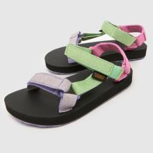 Teva Original Universal Girls Junior in Pink Multi Teva Original Universal,4 of 4