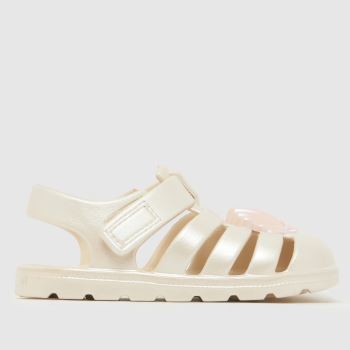 JUJU JELLIES Off-White Pearly Shell Cherub Girls Junior
