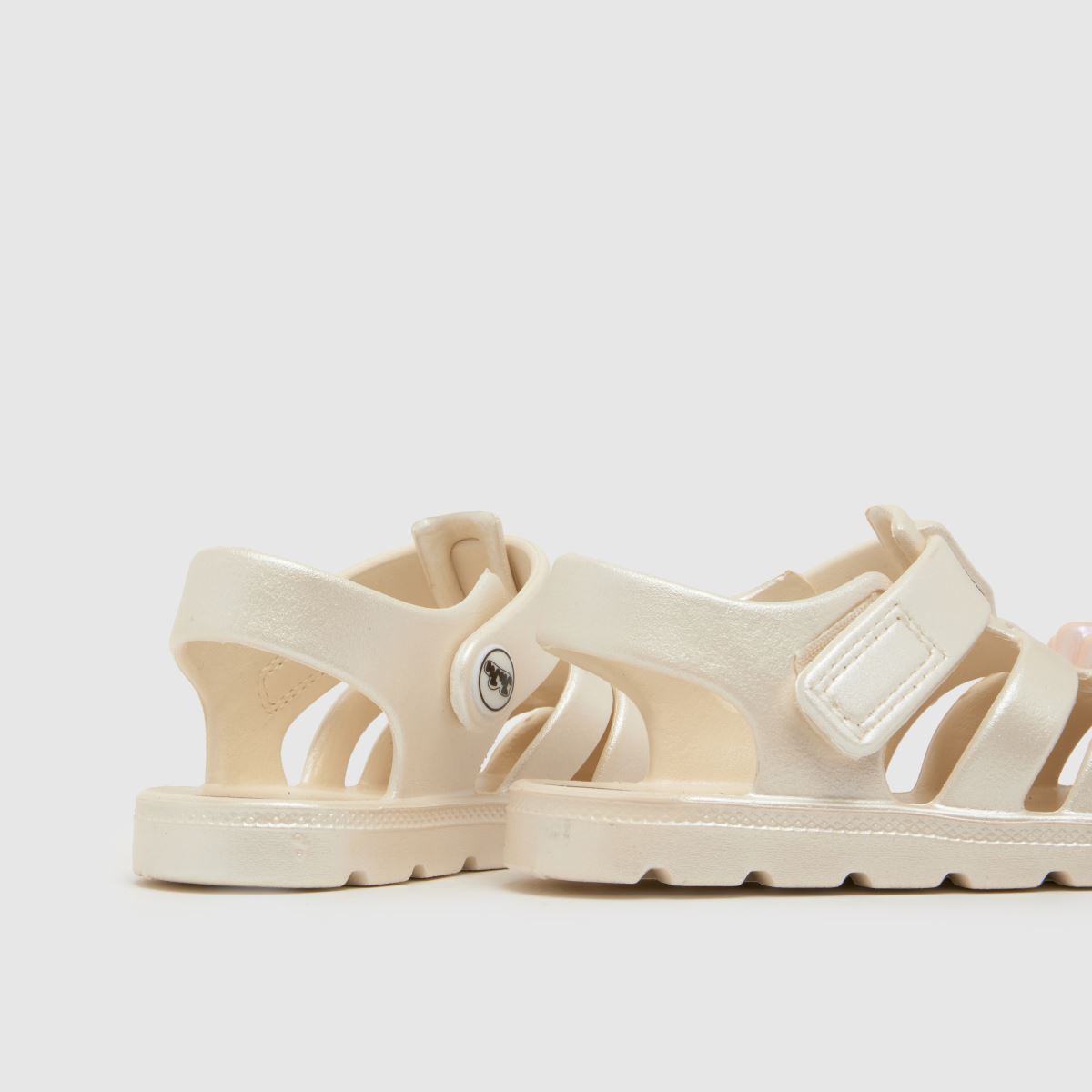 JUJU JELLIES Pearly Shell Cherub Girls Junior in Off-White JUJU JELLIES Pearly Shell Cherub 7