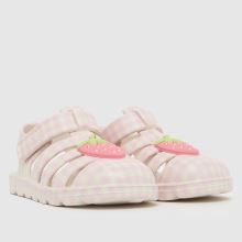 JUJU JELLIES Strawberry Check Cherub Girls Junior in White & Pink JUJU JELLIES Strawberry Check Cherub,2 of 4