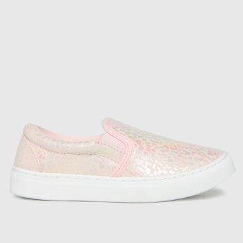 schuh pale pink misty leopard slip on trainers junior schuh pale pink misty leopard slip on trainers junior