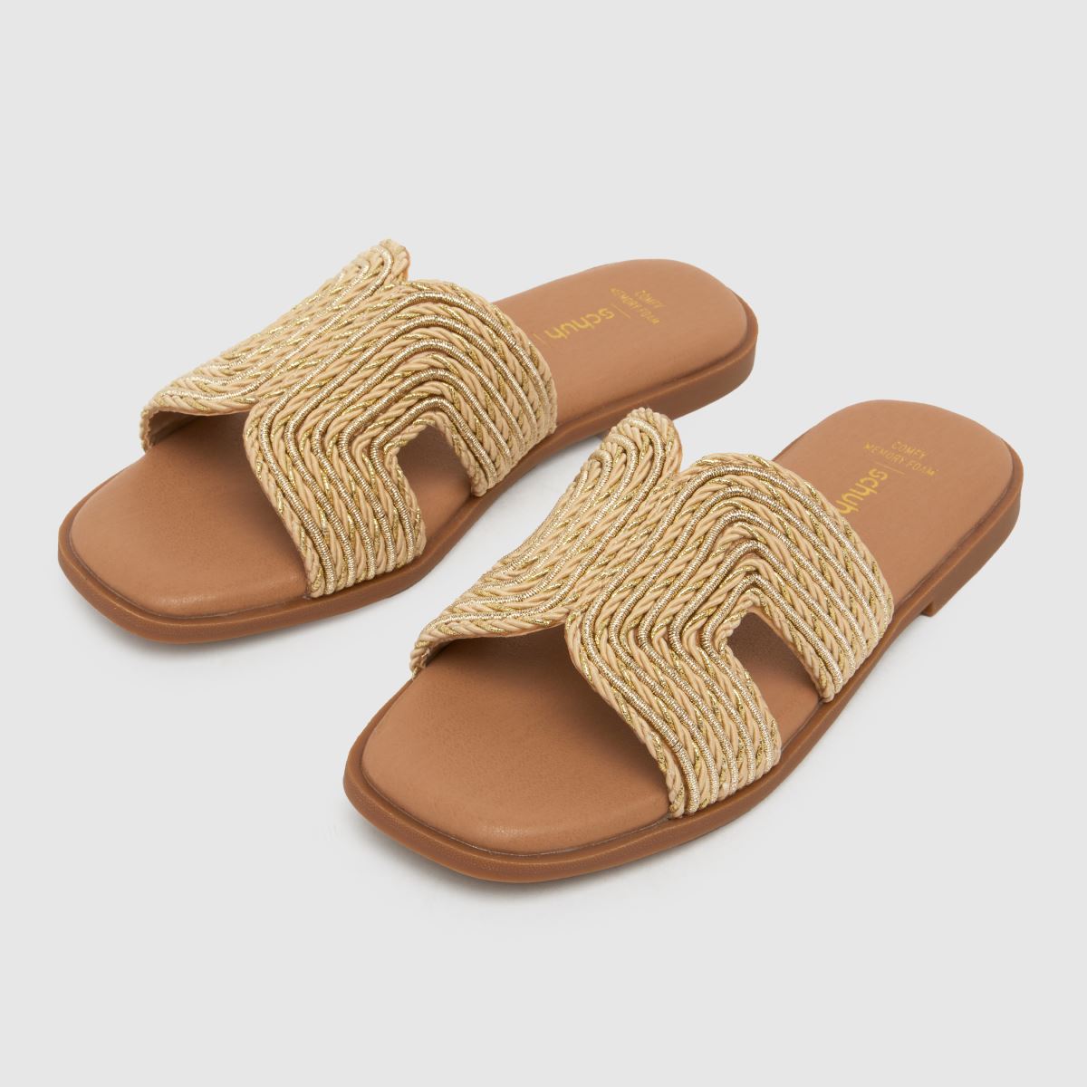 schuh Taken Mule Girls Junior in Gold schuh Taken Mule 4
