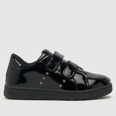 Velcro Mango Trainers Kids Girls Junior Black Schuh Mango Trainers