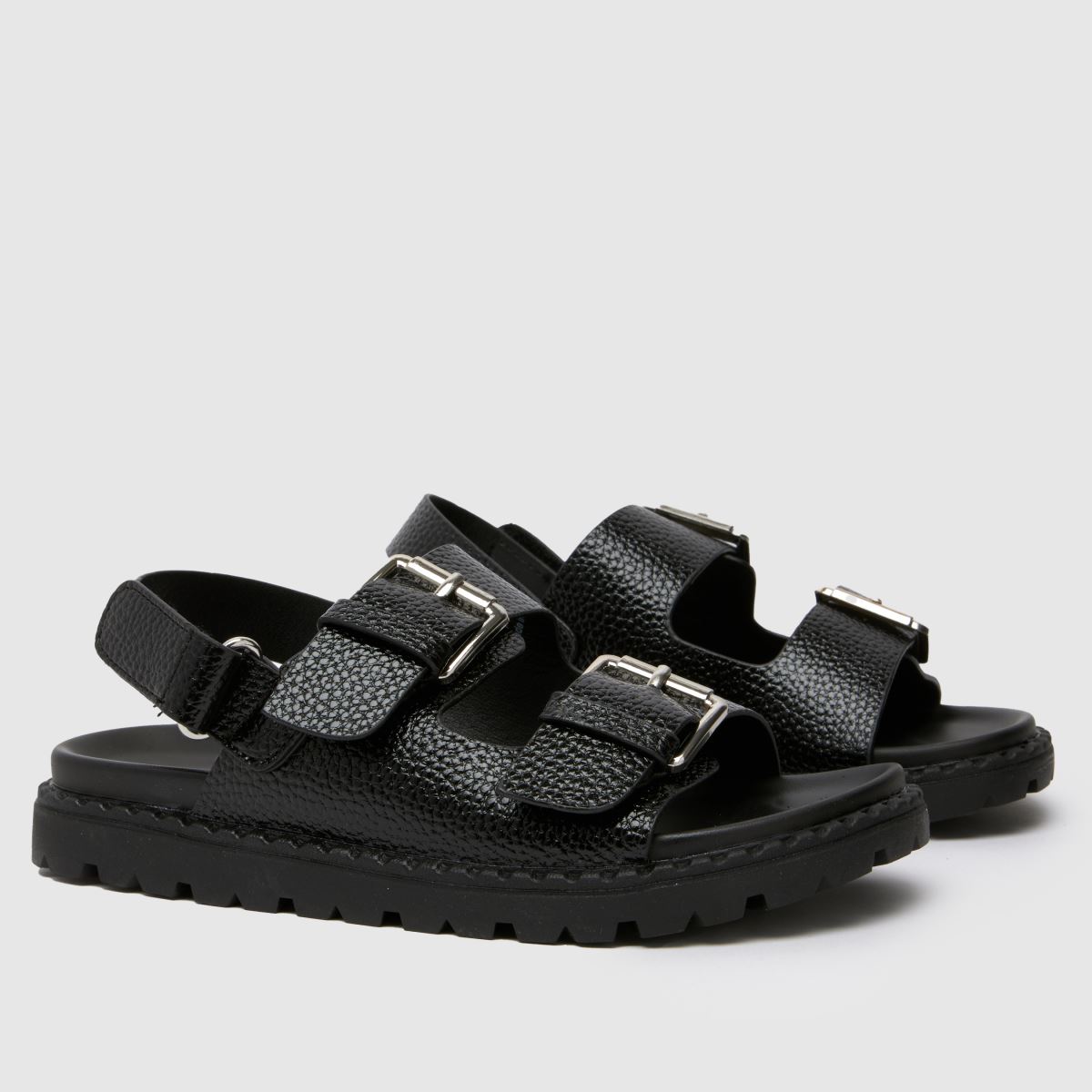 schuh Tyra Chunky Footbed Girls Junior in Black schuh Tyra Chunky Footbed 1
