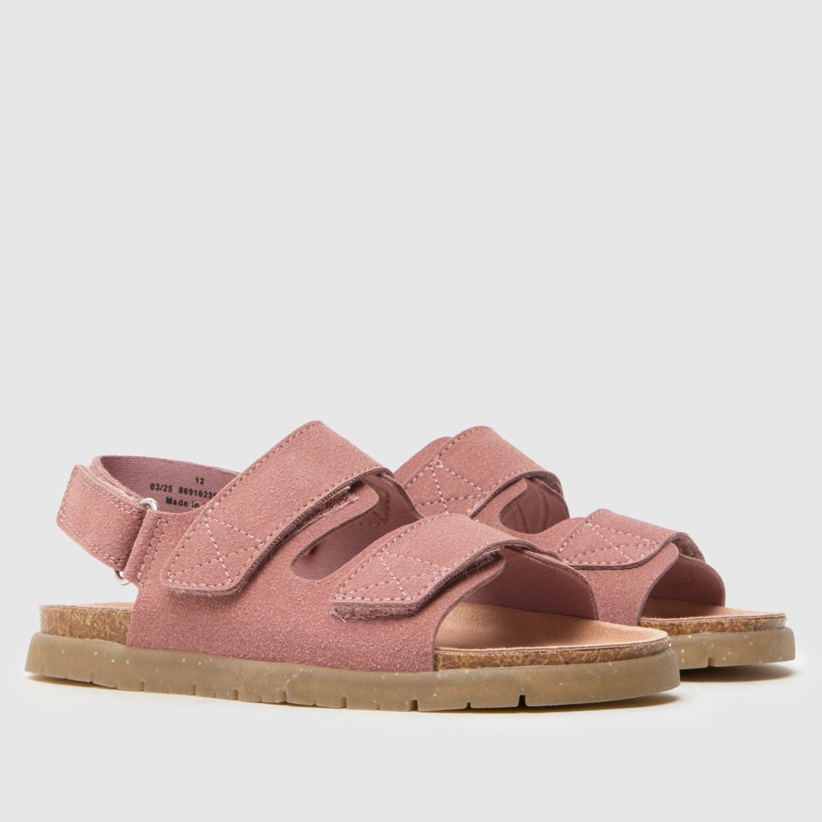schuh Tabea Footbed Girls Junior in Pink schuh Tabea Footbed 1
