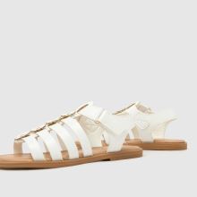 schuh Thistle Flower Girls Junior in White schuh Thistle Flower,4 of 4