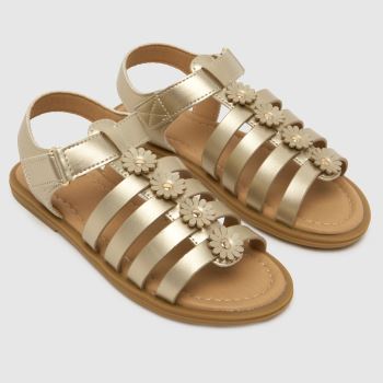 schuh Gold Thistle Flower Girls Junior