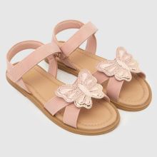 schuh Tropical Butterfly Girls Junior in Pale Pink schuh Tropical Butterfly,1 of 4