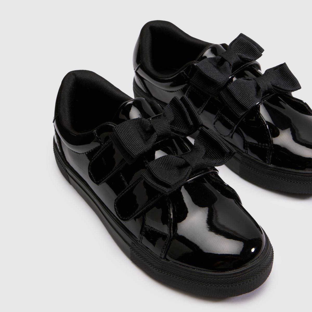 schuh Maggie Bow Girls Junior in Black schuh Maggie Bow 4