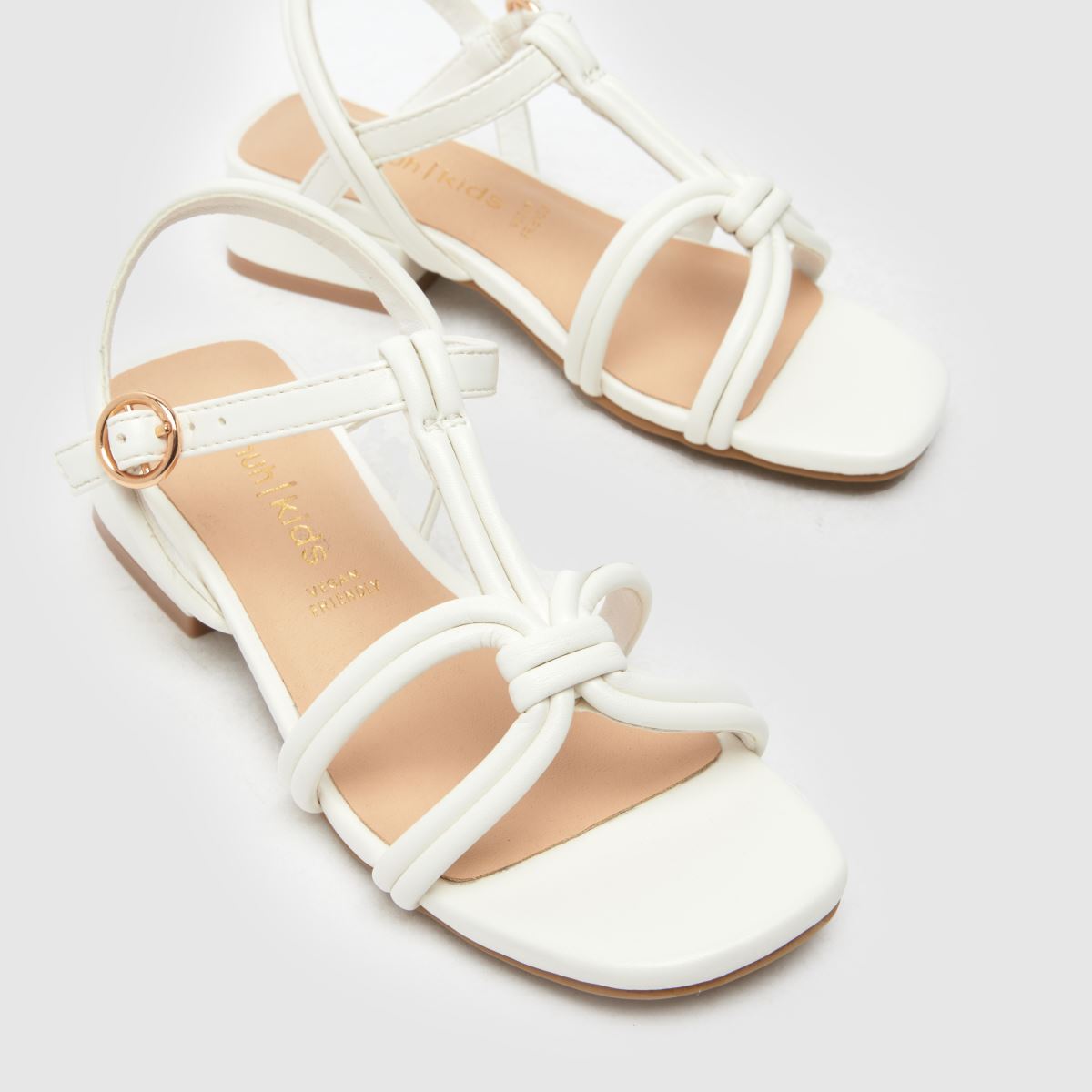 Kinder schuh Weiß Tova Block Heel Sneaker schuh Tova Block Heel 4