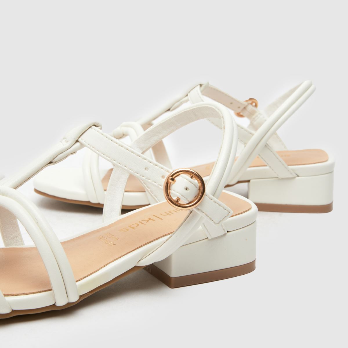 Kinder schuh Weiß Tova Block Heel Sneaker schuh Tova Block Heel 7