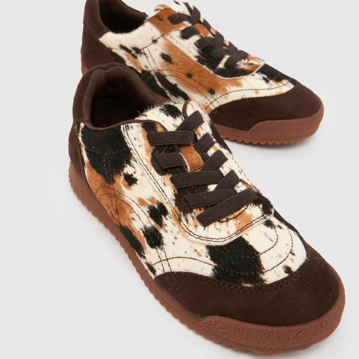 schuh Margot Leather Gum Sole Girls Junior in Beige & Brown schuh Margot Leather Gum Sole 4