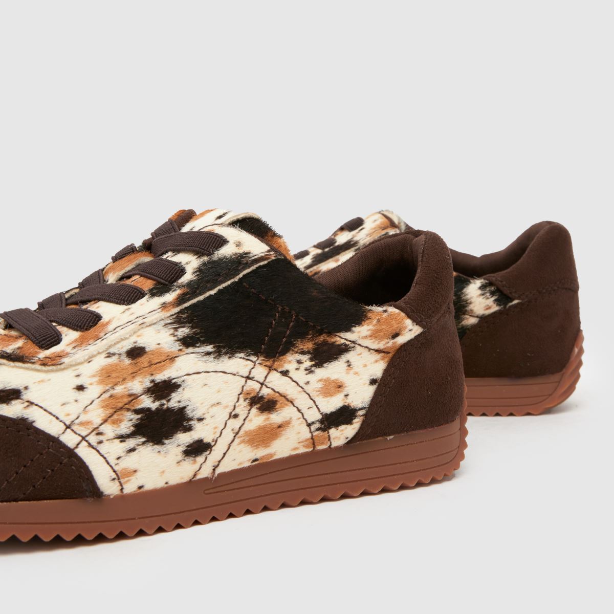 schuh Margot Leather Gum Sole Girls Junior in Beige & Brown schuh Margot Leather Gum Sole 7