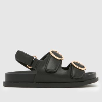 schuh Schwarz Twist Footbed Mädchen Junior