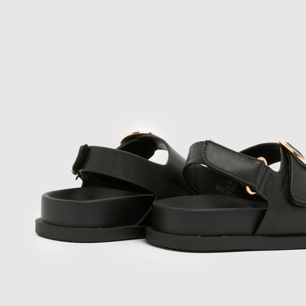 schuh Twist Footbed Girls Junior in Black schuh Twist Footbed 7