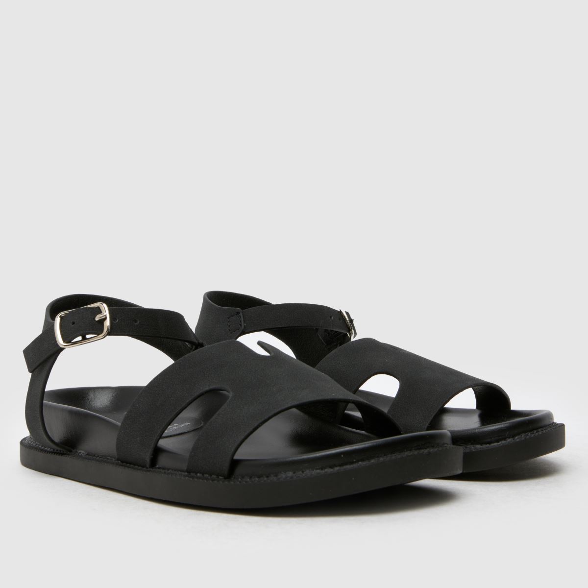 schuh Tippi Footbed Girls Junior in Black schuh Tippi Footbed 1