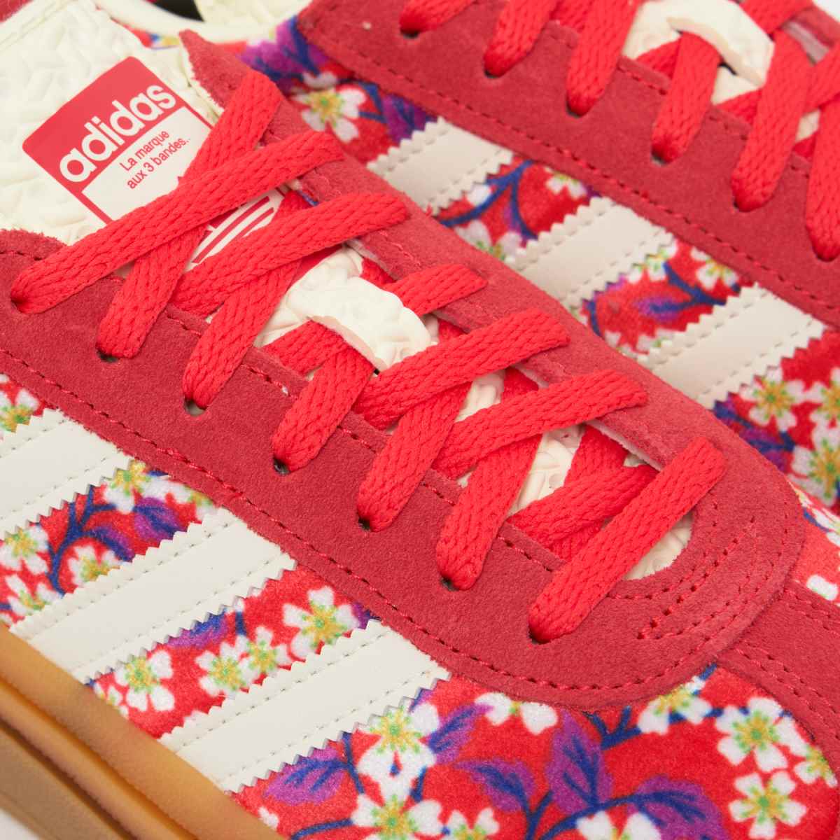 adidas x Liberty Gazelle Bold Girls Youth in Red adidas x Liberty Gazelle Bold 4