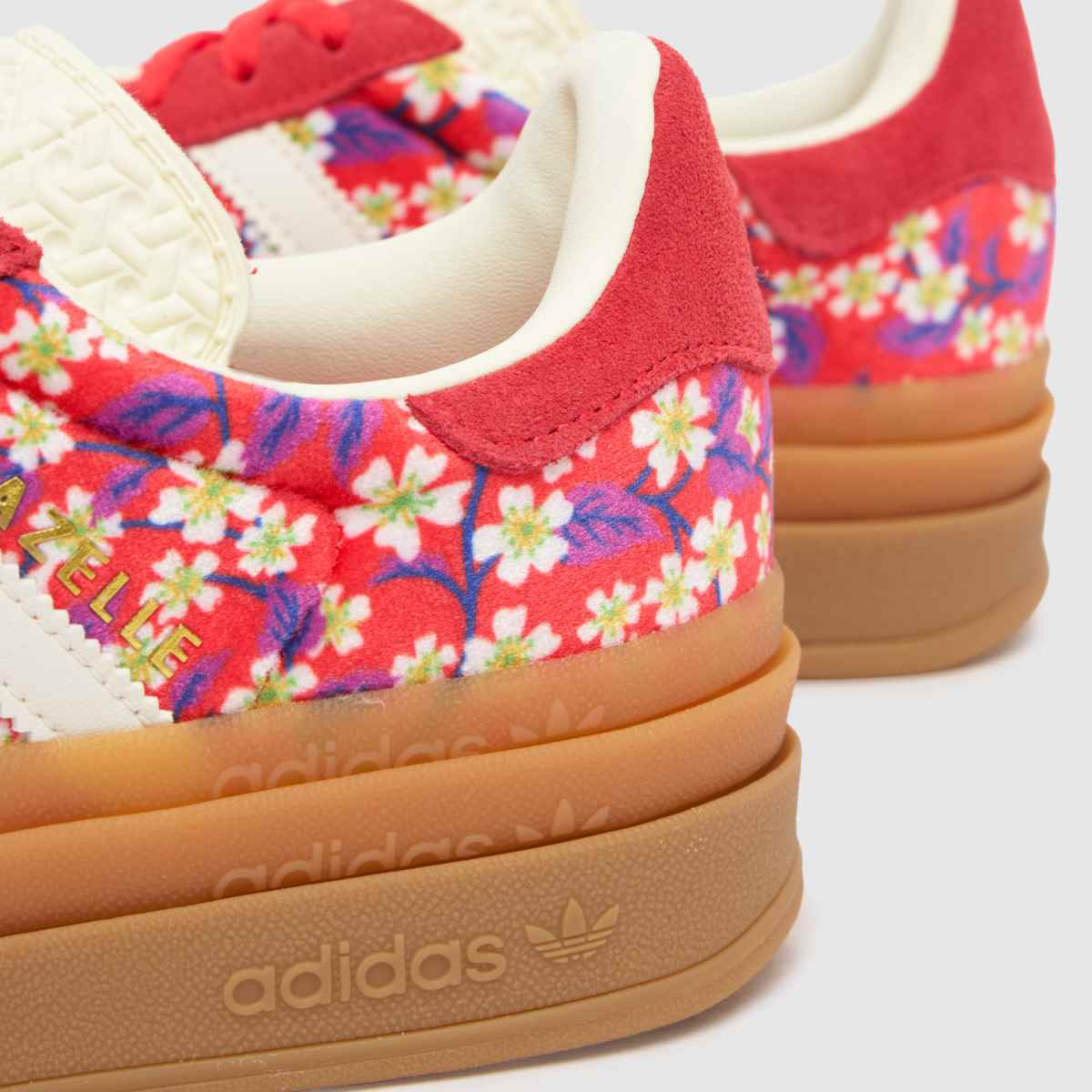 adidas x Liberty Gazelle Bold Girls Youth in Red adidas x Liberty Gazelle Bold 7