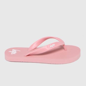 Hype pale pink flip flops Girls Youth Sandals Hype pale pink flip flops Girls Youth Sandals