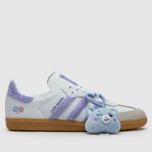 adidas Samba OG x Care Bears Girls Youth in White & Purple adidas Samba OG x Care Bears,1 of 4