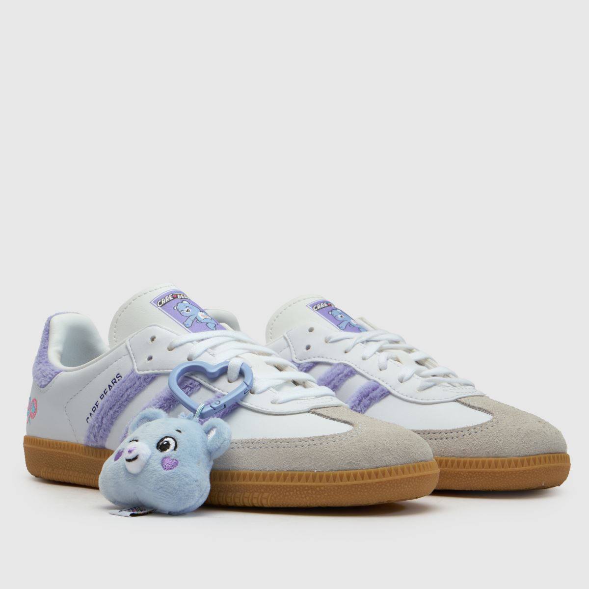 adidas Samba OG x Care Bears Girls Youth in White & Purple adidas Samba OG x Care Bears 1