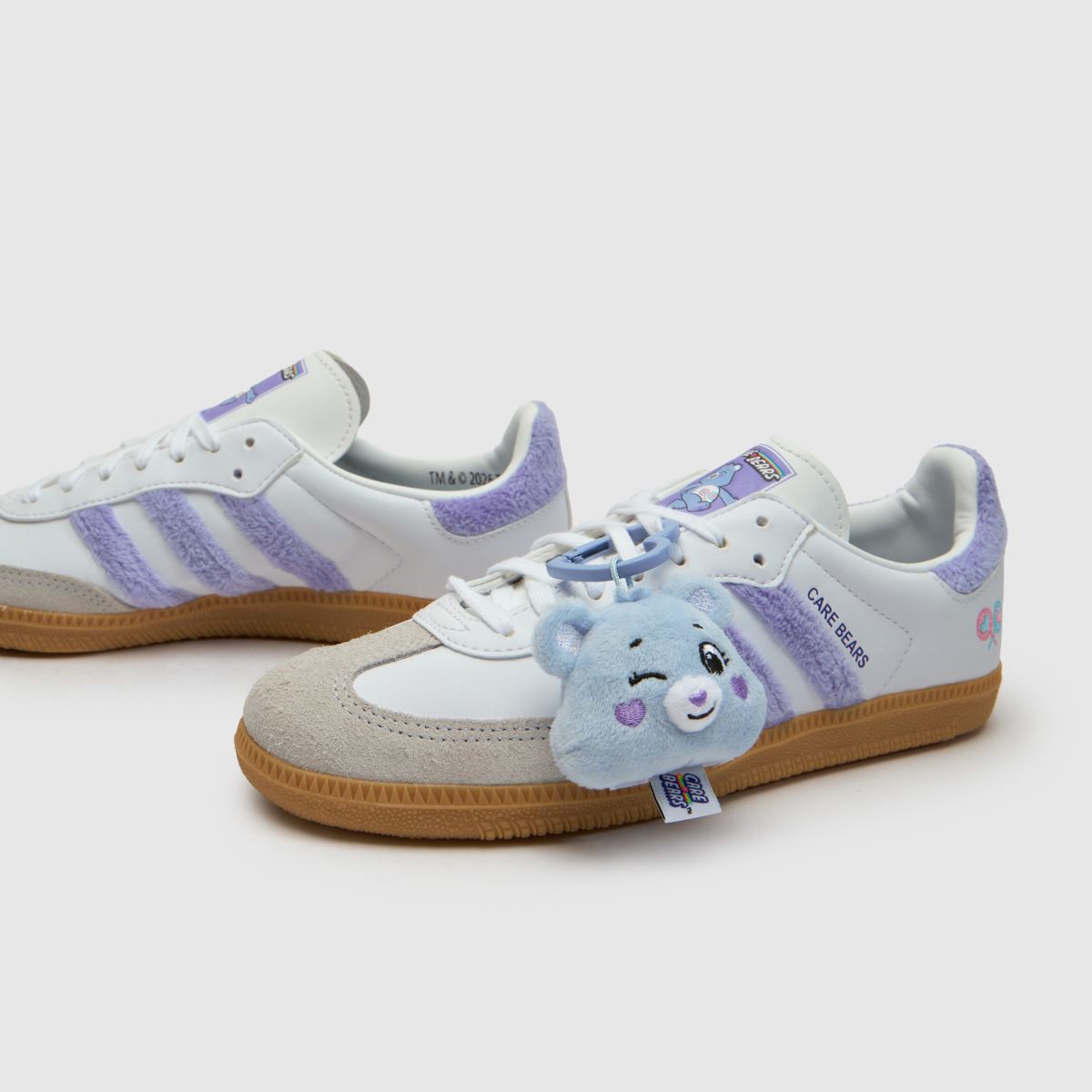 adidas Samba OG x Care Bears Girls Youth in White & Purple adidas Samba OG x Care Bears 7
