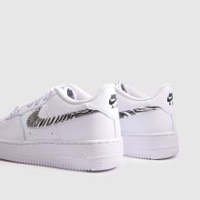 Nike Air Force 1 Girls Youth in White Multi Nike Air Force 1,4 of 4