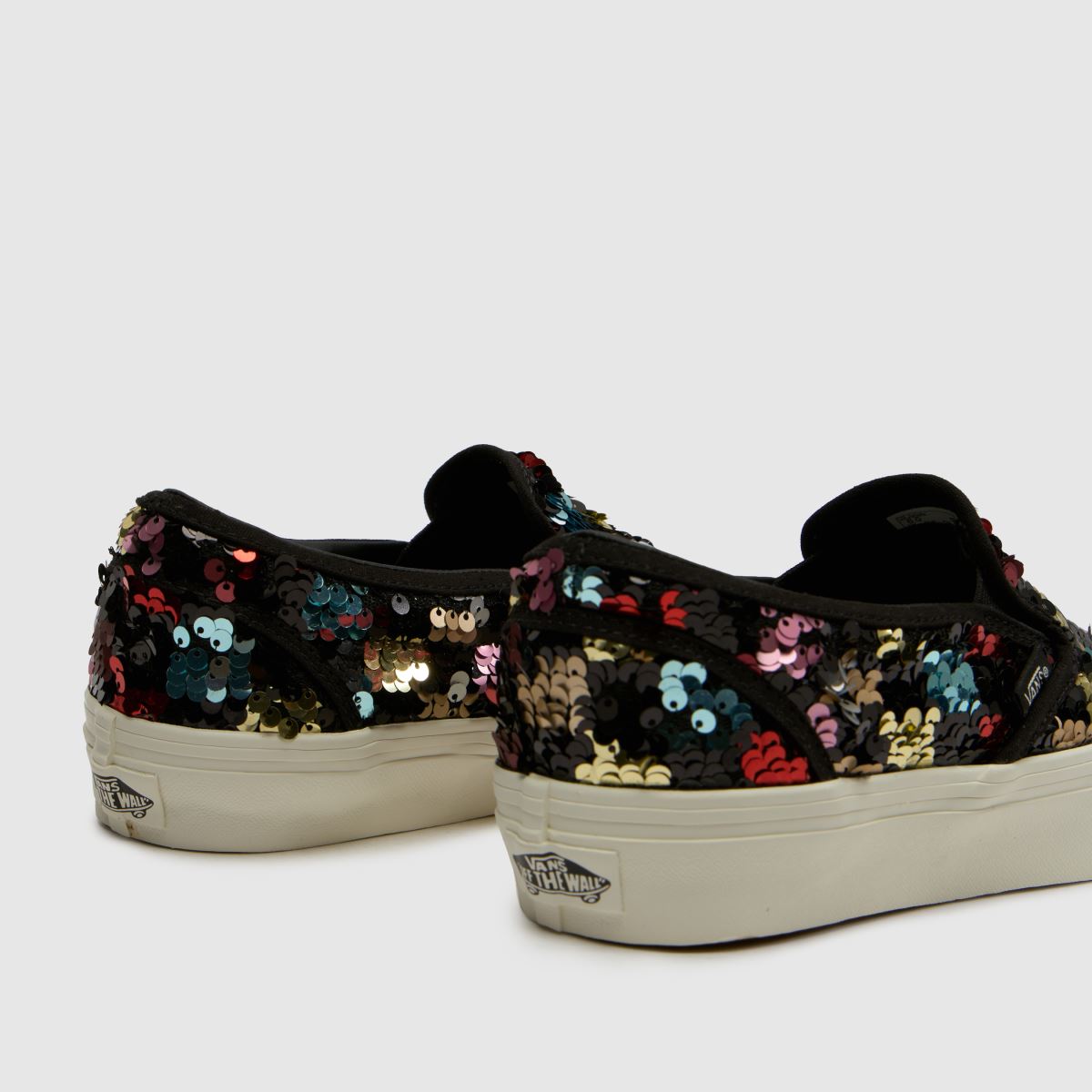 Vans Slip On Girls Youth in Black Multi Vans Slip On 7