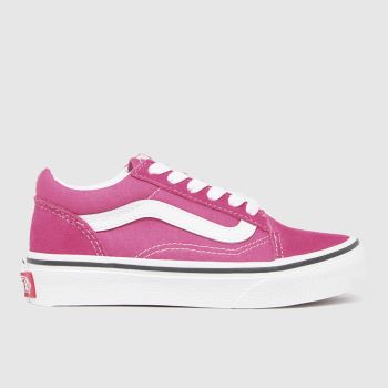 Vans pink old skool trainers youth Vans pink old skool trainers youth