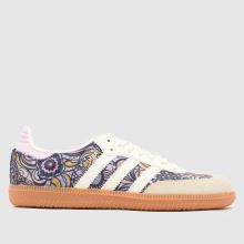 adidas Samba OG x Liberty Girls Youth in Beige Multi adidas Samba OG x Liberty,1 of 4