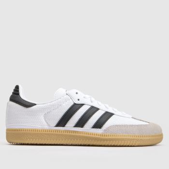 adidas White & Black Samba OG Girls Youth