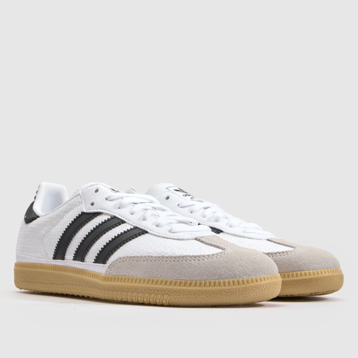 adidas Samba OG Girls Youth in White & Black adidas Samba OG 1