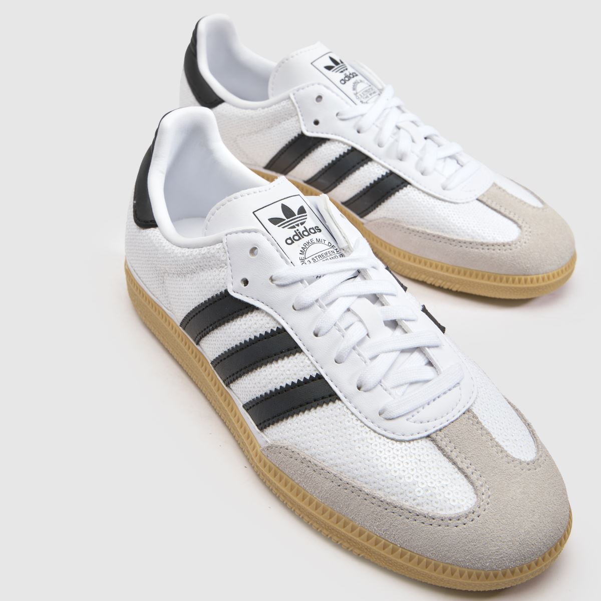 adidas Samba OG Girls Youth in White & Black adidas Samba OG 4
