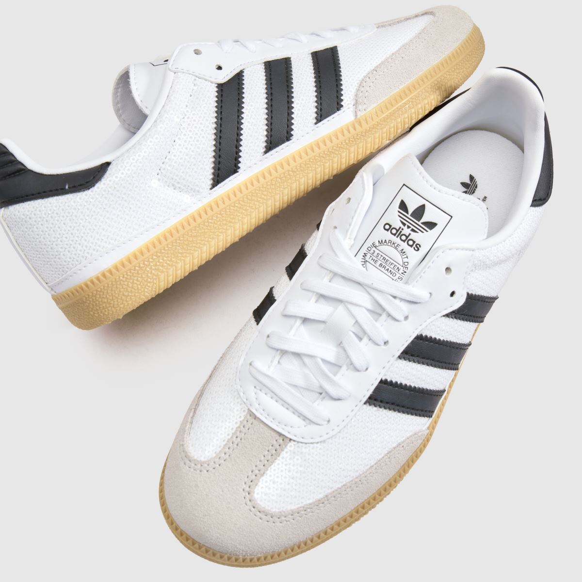 adidas Samba OG Girls Youth in White & Black adidas Samba OG 7