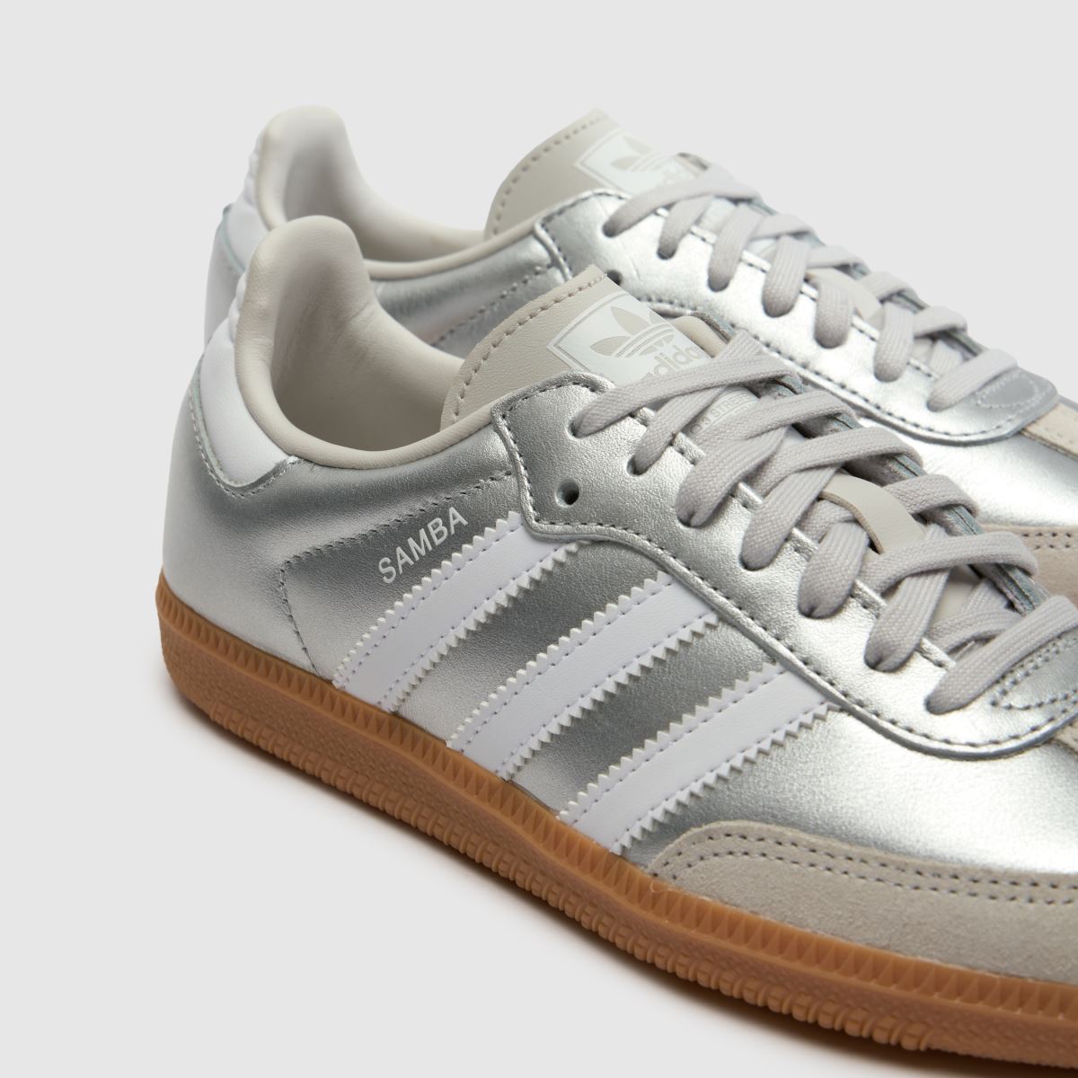 adidas Samba OG Girls Youth in Silver adidas Samba OG 4