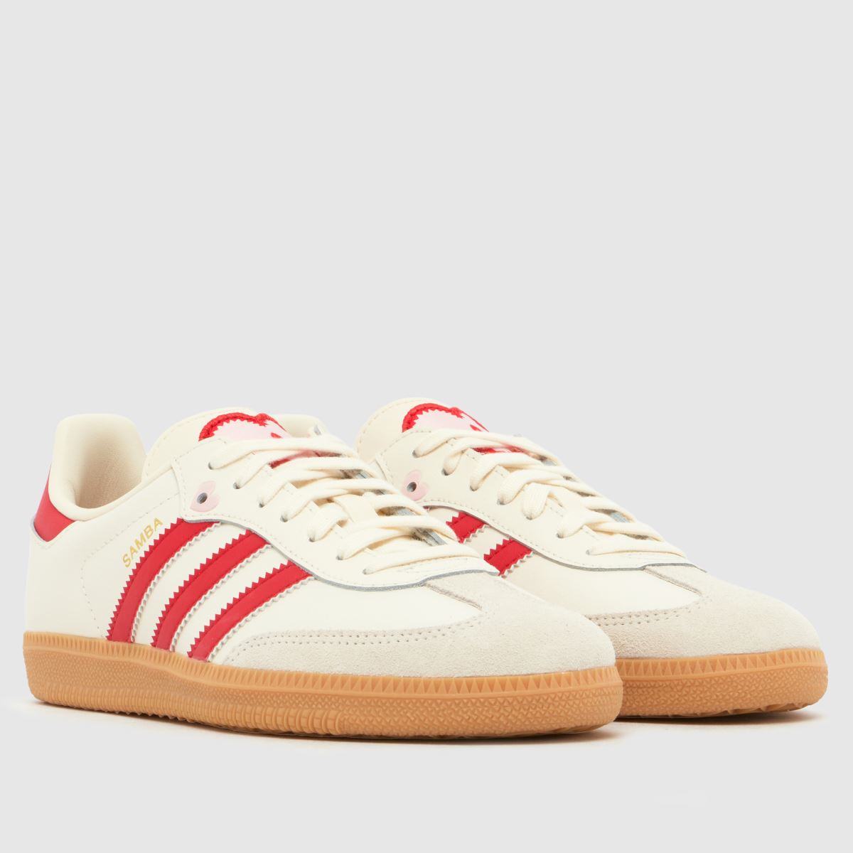 adidas Samba OG Girls Youth in Off-White Multi adidas Samba OG 1