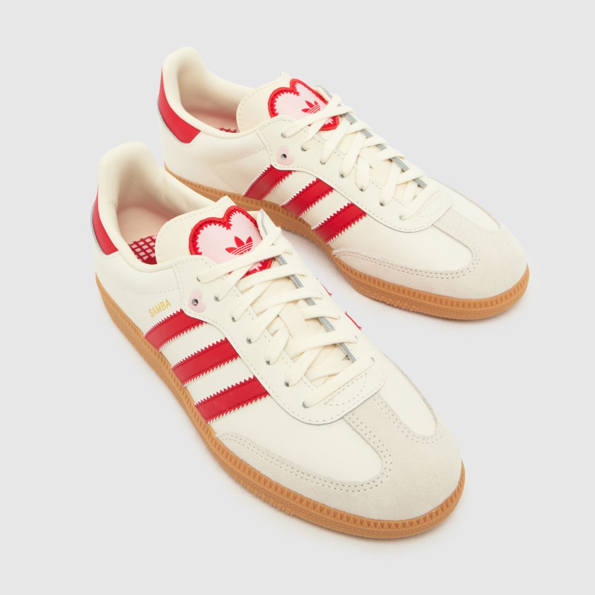 adidas Samba OG Girls Youth in Off-White Multi adidas Samba OG 4