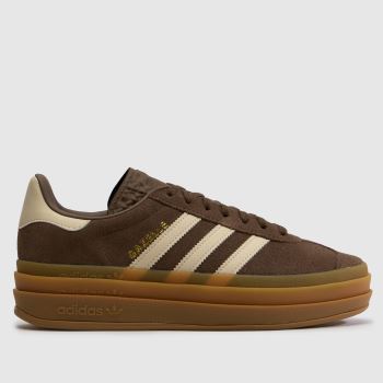 adidas Brown Multi Gazelle Bold Girls Youth