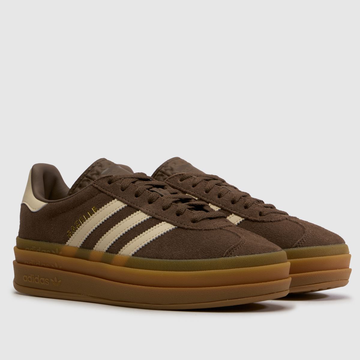 adidas Gazelle Bold Girls Youth in Brown Multi adidas Gazelle Bold 1