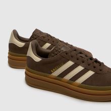 adidas Gazelle Bold Girls Youth in Brown Multi adidas Gazelle Bold,3 of 4