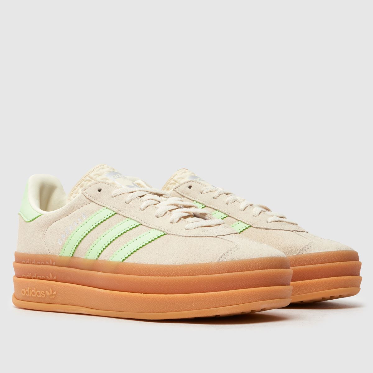 adidas Gazelle Bold Girls Youth in Stone