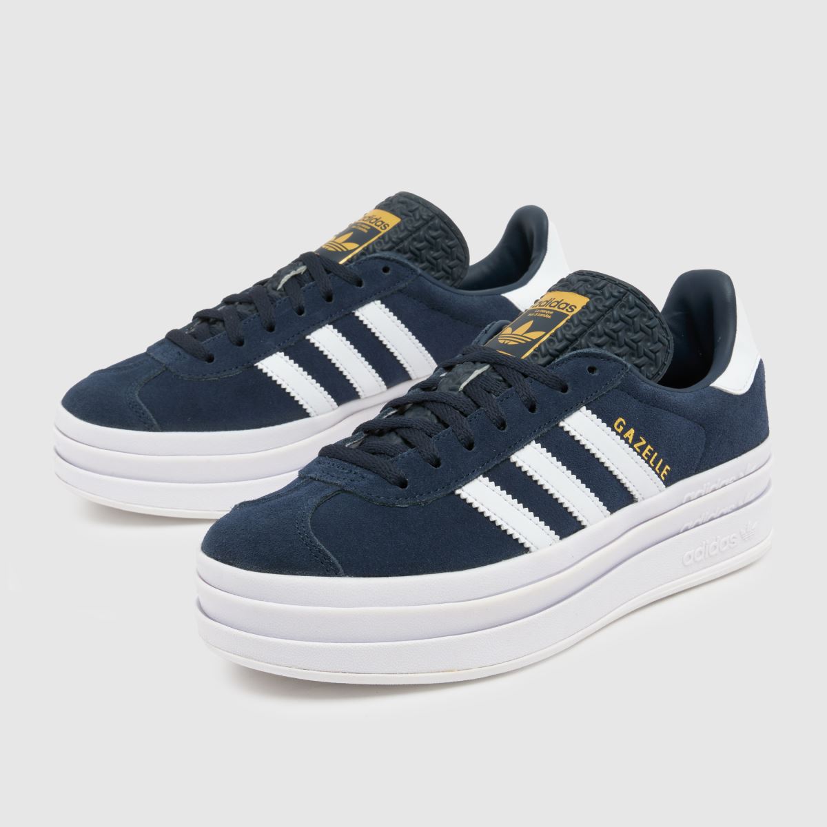adidas Gazelle Bold Girls Youth in Navy adidas Gazelle Bold 4