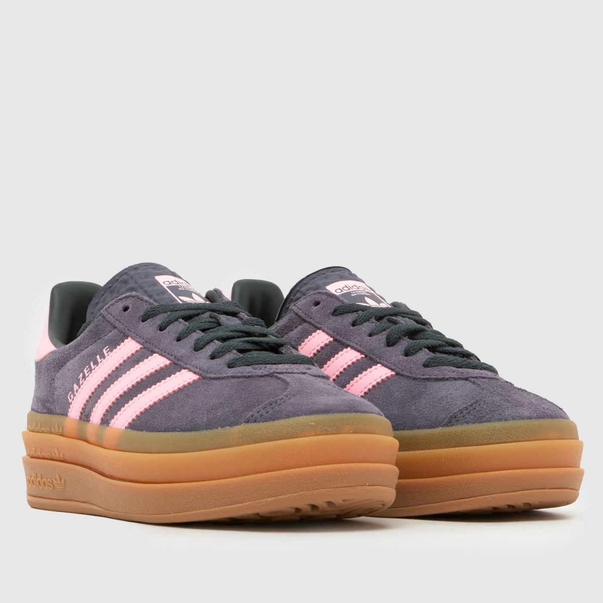 Kids Girls Youth Grey adidas Gazelle Bold Trainers | schuh