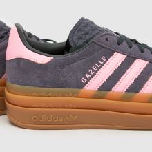 adidas Gazelle Bold Girls Youth in Grey adidas Gazelle Bold,4 of 4